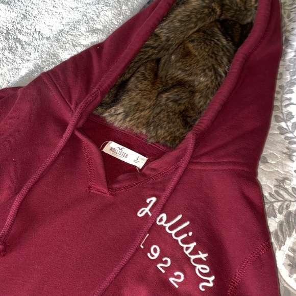 HOLLISTER fuzzy hoodie - Picture 6 of 8